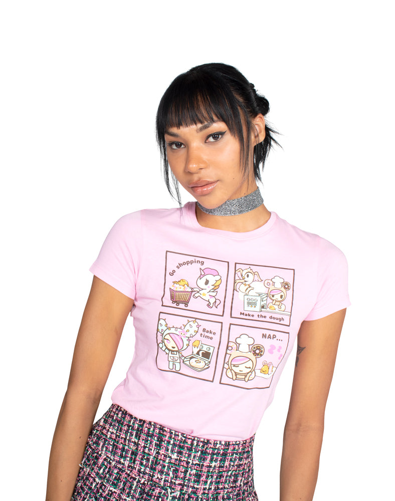 tokidoki x gudetama Gudetama Donuts Tee