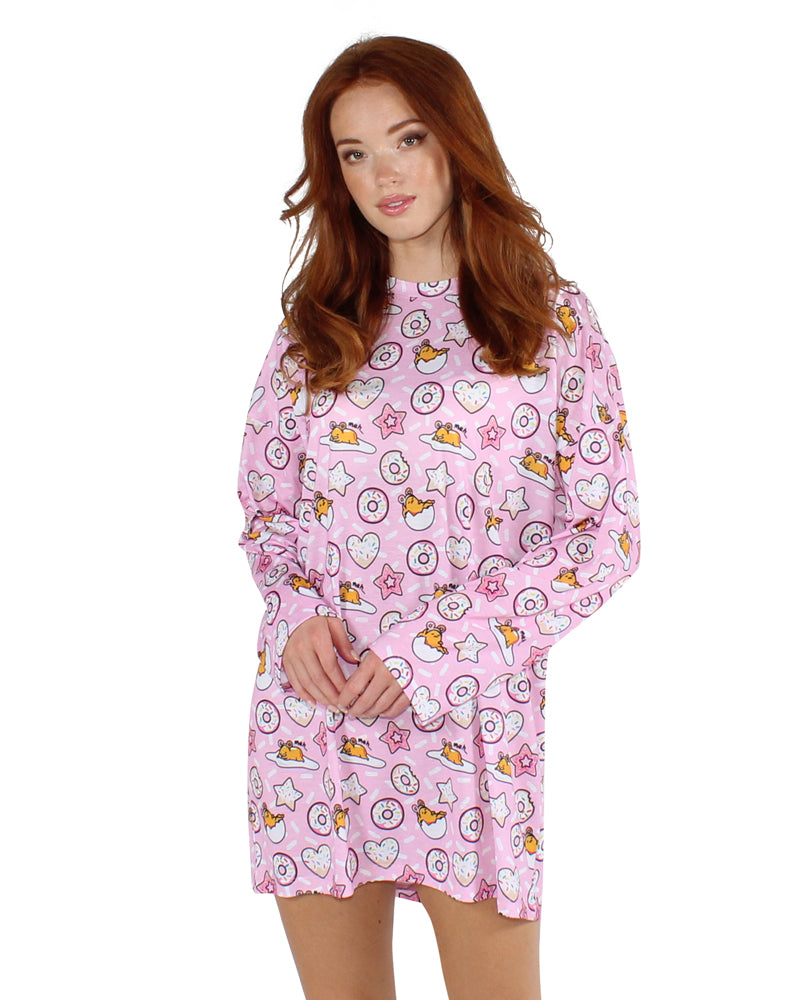 tokidoki x gudetama Go Donuts Long Sleeve Dress