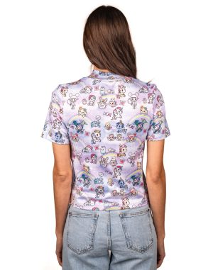 Heavenly Ribbed Collar Tee