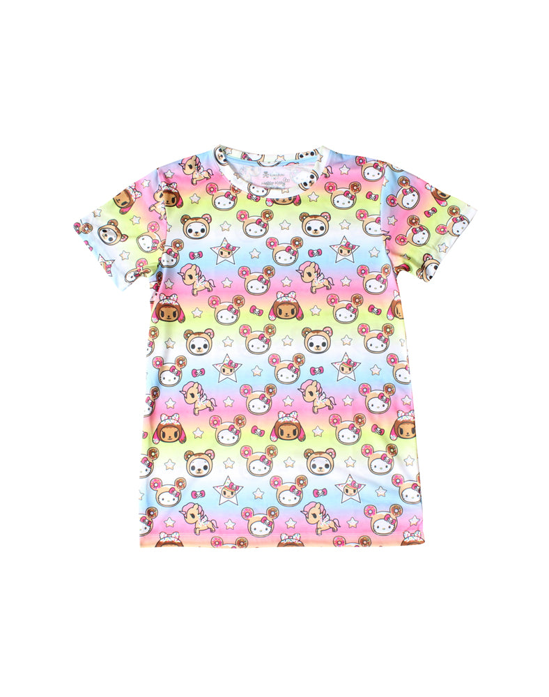 tokidoki x Hello Kitty Kitty Goes Donuts Boy Fit Tee