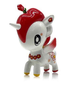 Red Flower Sofubi Unicorno