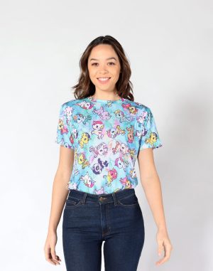 Watercolor Ponies Boy Fit Tee