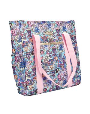 Digital Princess Side Pocket Tote