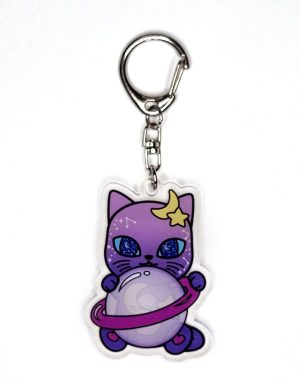 Galactic Cats Acrylic Keychain Blind Box