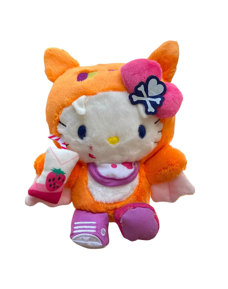 tokidoki x Hello Kitty Orange Bat Bean Bag Plush