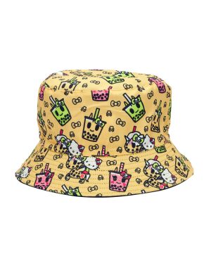 tokidoki x Hello Kitty Boba Kitty Reversible Bucket Hat