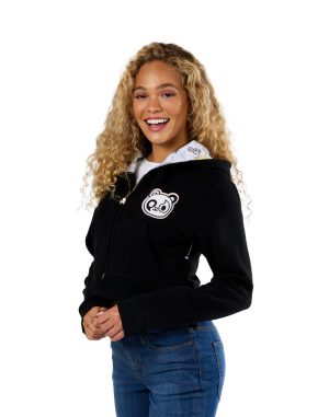 Peace & Bears Cropped Hoodie