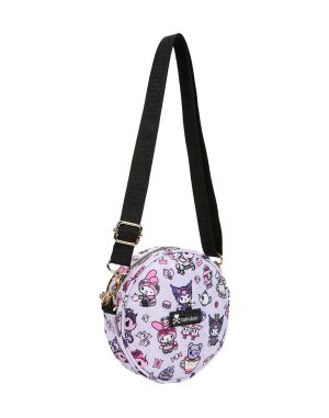 tokidoki x Kuromi & My Melody Garden Party Round Small Crossbody