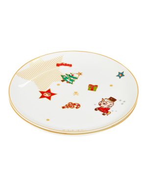 Merry and Bright 8 Ceramic Plates – Set of two