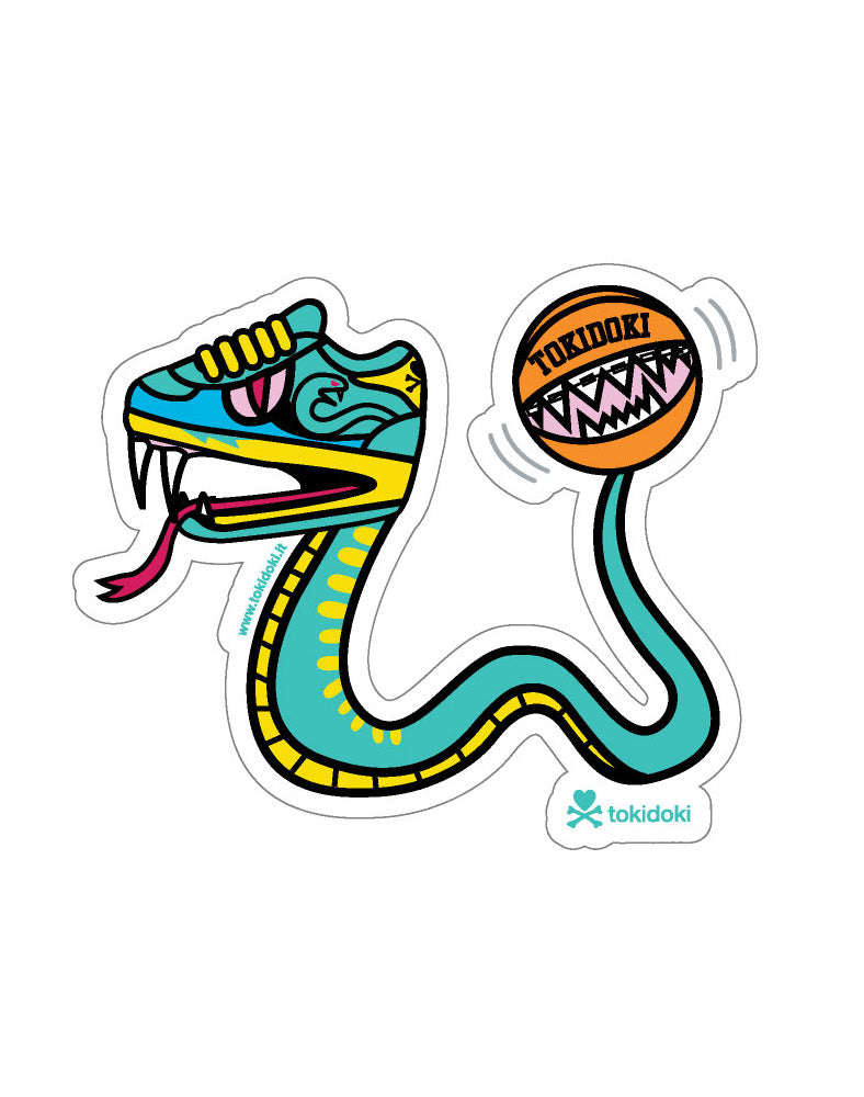 Sneaker Snake Die Cut Sticker