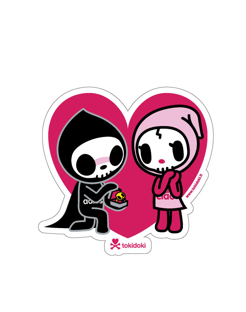 Adios & Ciao Ciao Together Forever Die Cut Sticker