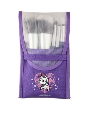 The Cr??me Shop x tokidoki Digital Princess Mini Travel Brush Set